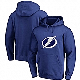 Men's Customized Tampa Bay Lightning Blue All Stitched Pullover Hoodie,baseball caps,new era cap wholesale,wholesale hats